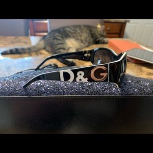 Dolce and Gabanna (3009) Black & White sunglasses